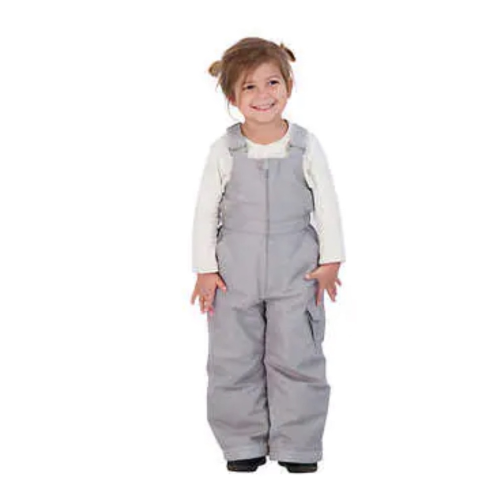 Gerry Kids' Snow Pant with Bib, Gray